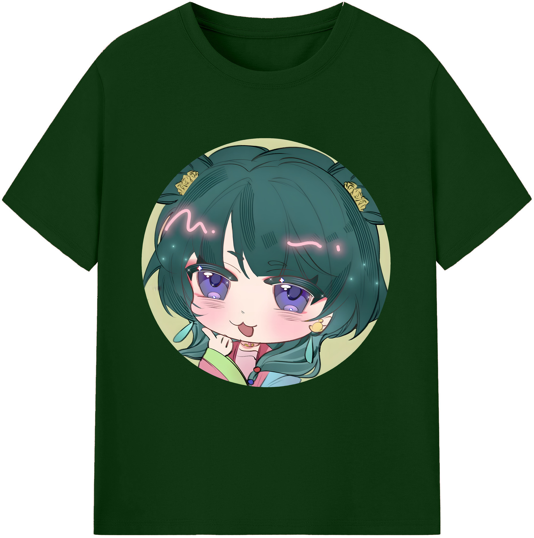 （画像用） 薬屋のひとりごと The Apothecary Diaries 綿100％半袖Tシャツ（フロントプリント）